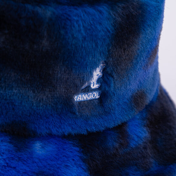Kangol - Faux Fur Bucket - Blue Iridescent Clouds