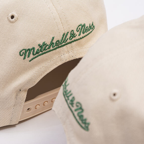 Kappe Mitchell & Ness - Green Orange Pro Crown - Brooklyn Nets - Sand/Green