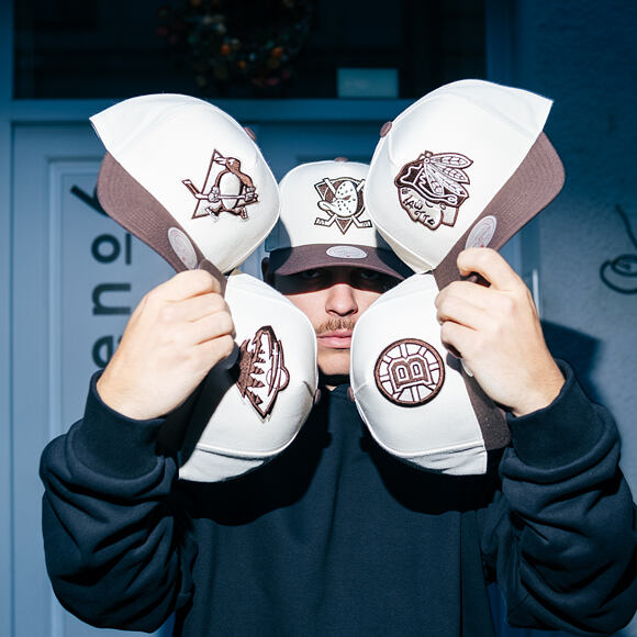 Kappe Mitchell & Ness - NHL Fashion Basic 2T Pro Vntg - Chicago Blackhawks - Cream