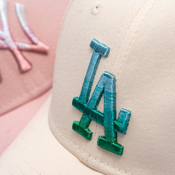 Damen Kappe New Era - MLB Womens Metallic Logo 9FORTY - LA Dodgers - Cream