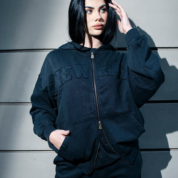 Pullover New Era - Branded Washed Full-Zip Hoody - Black
