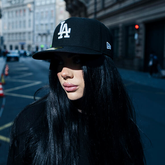 Kappe New Era - MLB Basic 59FIFTY - LA Dodgers - Black / White