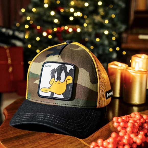 Kappe Capslab - Trucker Looney Tunes - Daffy Duck v.3 Trucker Camo / Yellow