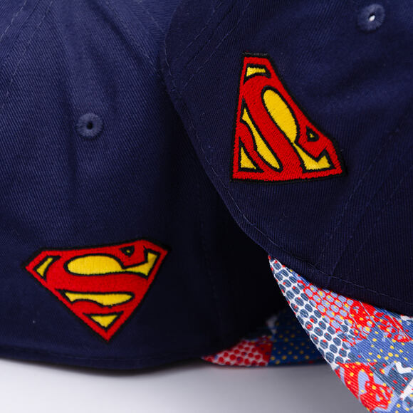 Kinder Kappe New Era - Warner Bros DC Universe 9FIFTY - Superman - Navy