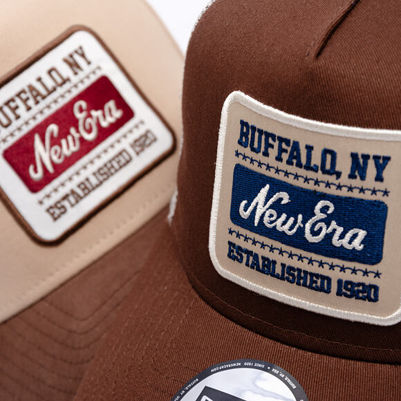Kappe New Era - Branded Patch 9FORTY Trucker - Chestnut Brown