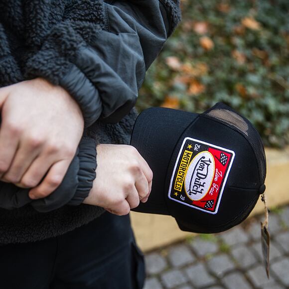 Kappe Von Dutch - Trucker - Live Fast - Schwarz/Schwarz