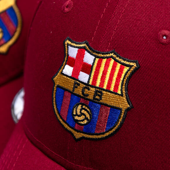 Kappe New Era - Core Logo 9FORTY - Barcelona FC - Cardinal