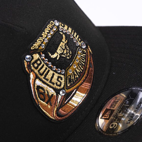 Kappe New Era - NBA Ring 9FIFTY A-Frame - Chicago Bulls - Black