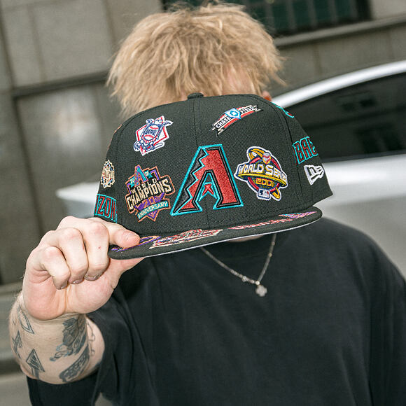 Kappe New Era - MLB All Over Logo 59FIFTY - Arizona Diamondbacks - Team Color