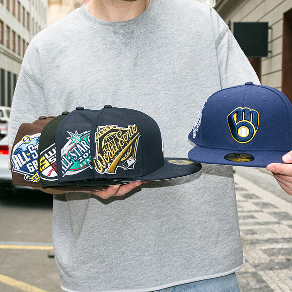 Kappe New Era - MLB Hidden Hit 59FIFTY - Milwaukee Brewers - Team Color
