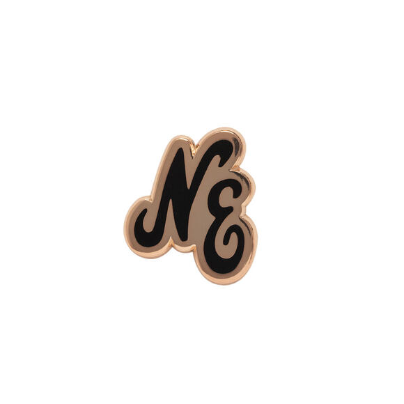 Brosche New Era - Branded Cap Pin Script - Gold / Black