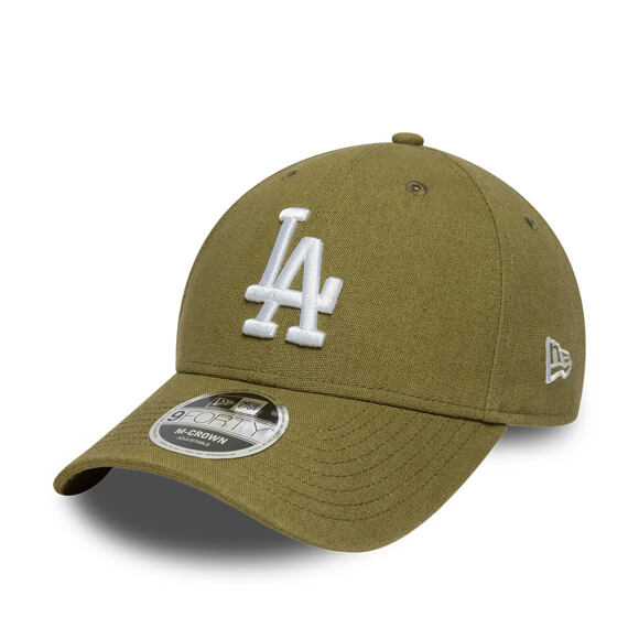 Kappe New Era - MLB Linen 9FORTY M-CROWN - LA Dodgers - New Olive