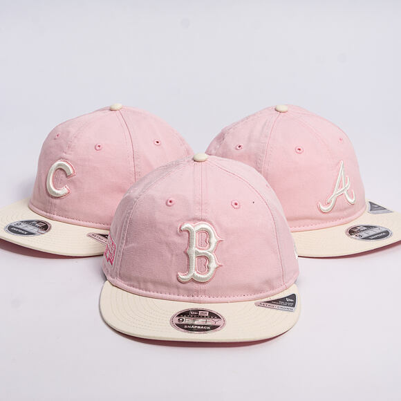 Kappe New Era - MLB Washed Tie Dye 9FIFTY Retro Crown - Boston Red Sox - Pink