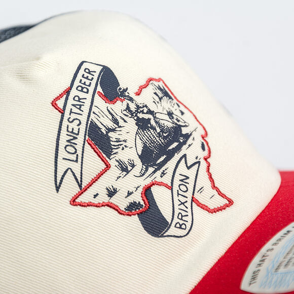 Kappe Brixton - Lonestar X Brixton Trucker - Red/White/Blue
