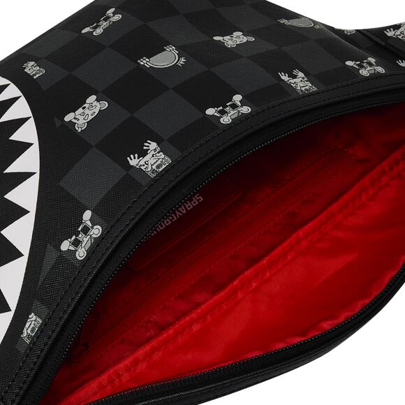 Bauchtasche Sprayground - Gray Peeking Character Check Savvy Crossbody