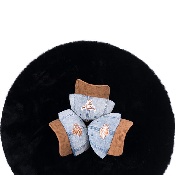 Kappe Mitchell & Ness - Den Suede Strapback - NBA - Chicago Bulls - Blue