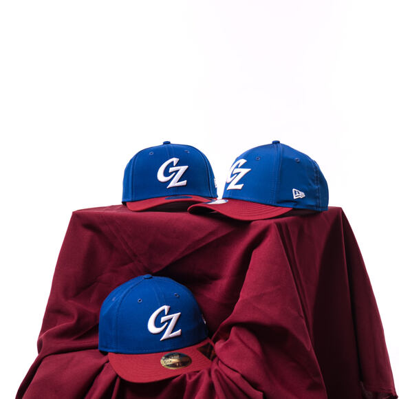Kappe New Era - Team Core Low Profile 59FIFTY - Baseball Czechia - Blue