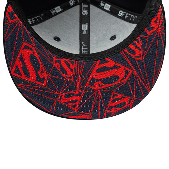 Kinder Kappe New Era - DC Piping 9FIFTY - Superman - Royal / Navy