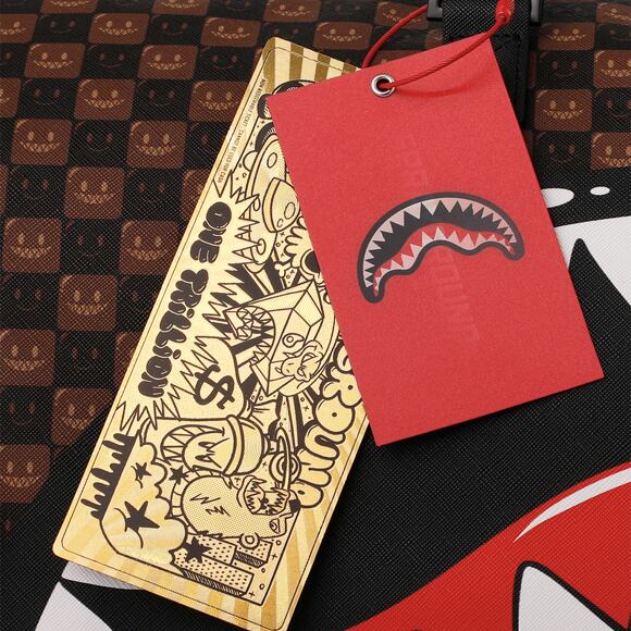 Tasche Sprayground - Sharks In Paris Wtf Bubble Brown Check Duffle