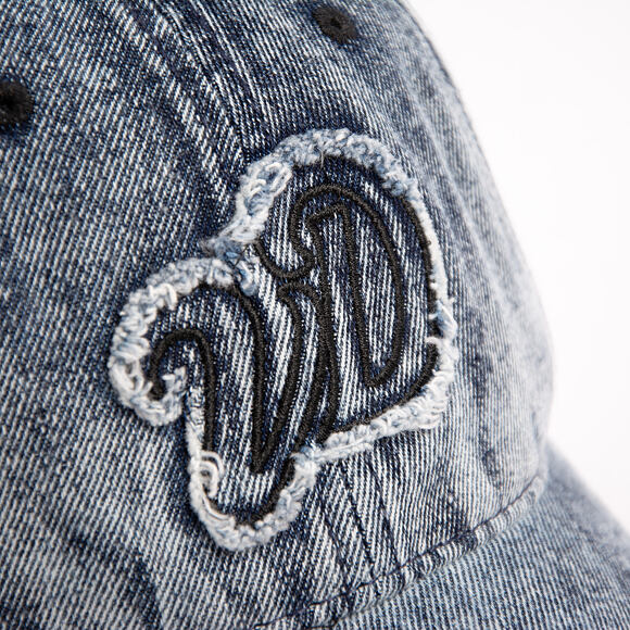 Damen Kappe DAD CAP EN JEAN AVEC PATCH VD A FRANGES