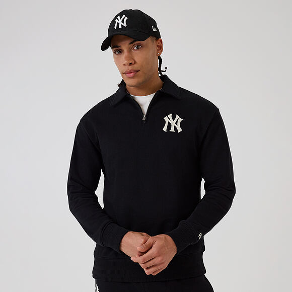 Pullover New Era - MLB Quarter Zip - NY Yankees - Black