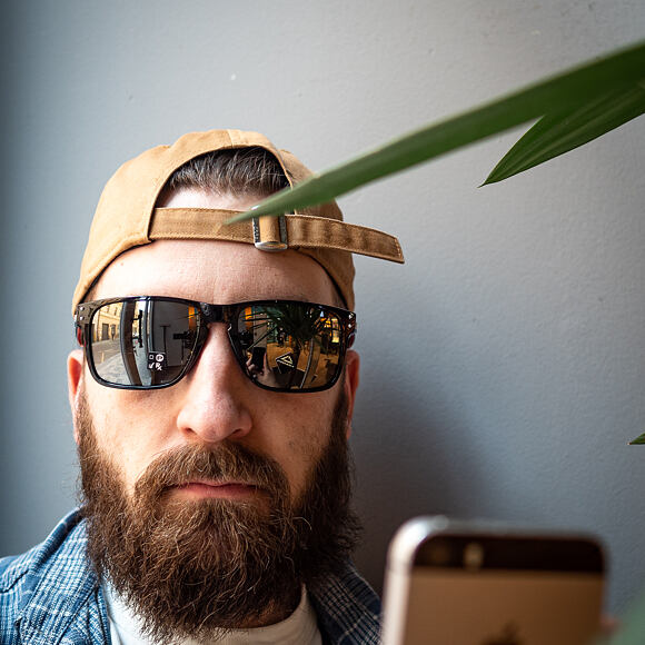 Sonnenbrille Oakley Holbrook Polished Black/Prizm Black OO9102-E155