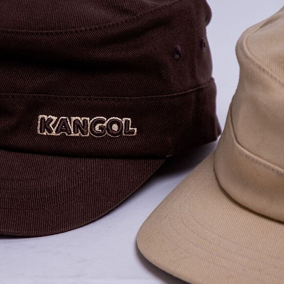 Kangol - Cotton Twill Army Cap - Brown