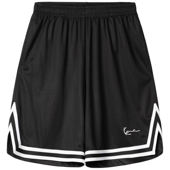 Karl Kani Shorts - Signature Mesh Shorts - Schwarz/Weiß