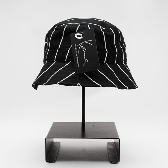 Hut Karl Kani Signature Pinstripe Bucket Hat black/white