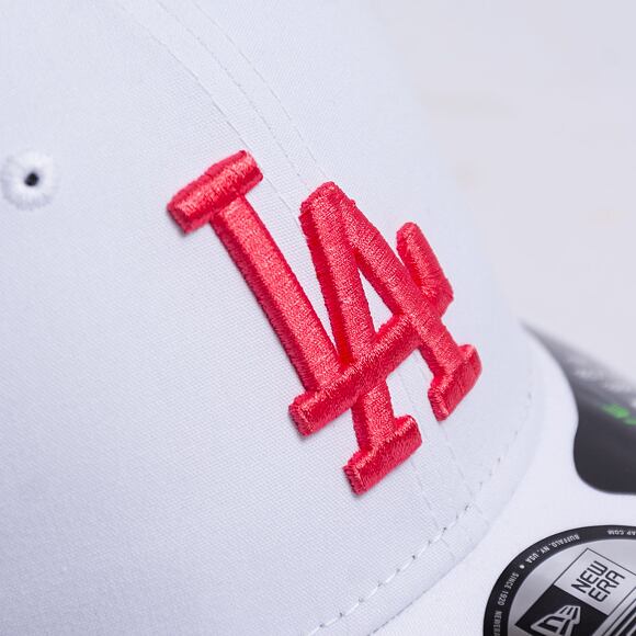 Kappe New Era 9FORTY MLB Repreve - LA Dodgers - White / Lava Red