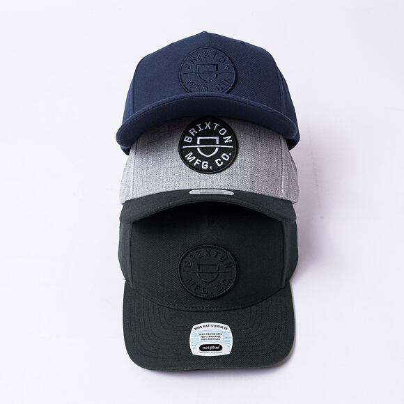 Kappe Brixton Crest C MP Snapback - Pigment Black