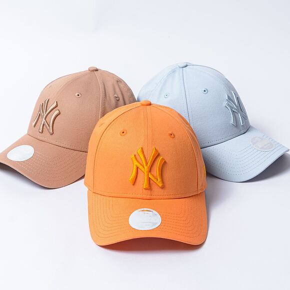 Damen Kappe New Era - 9FORTY League Essential - NY Yankees - Orange / Orange
