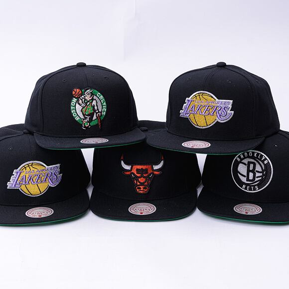 Kappe Mitchell & Ness - Shine On Snapback - Brooklyn Nets - Black