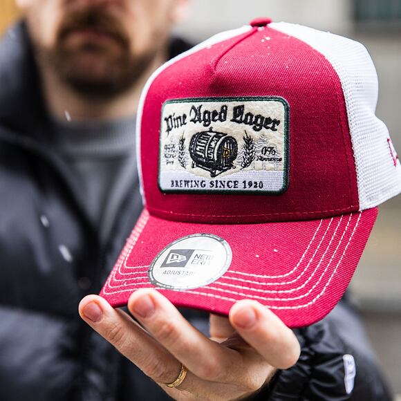 Kappe New Era - Vintage 9FORTY Trucker - Cardinal