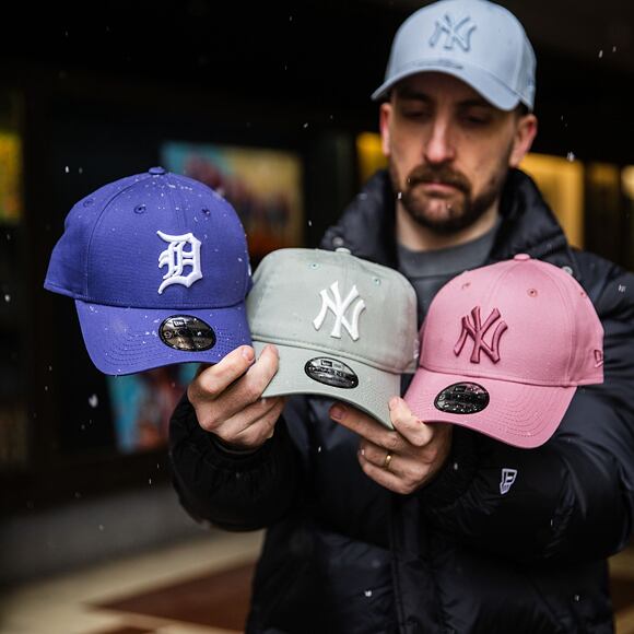 Kappe New Era - MLB Essential 9FORTY - Detroit Tigers - Purple / White