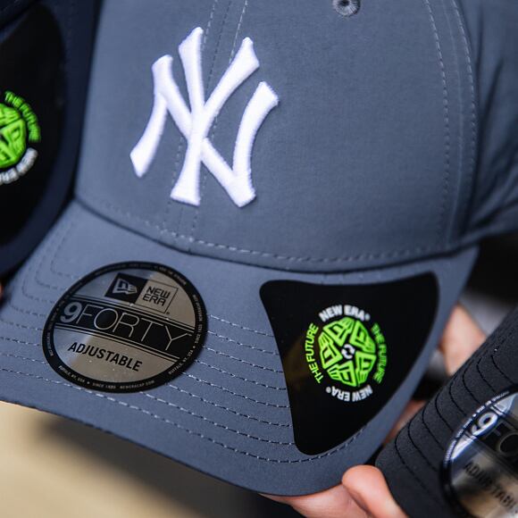 Kappe New Era - MLB Recycled 9FORTY - NY Yankees - Gray / White