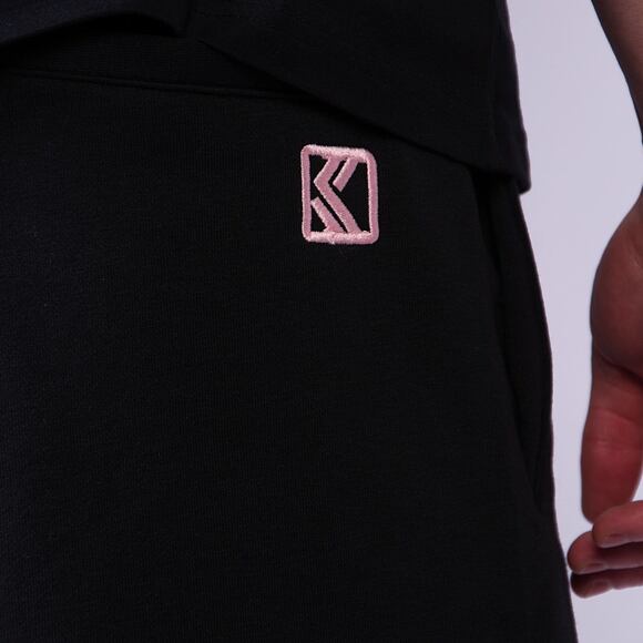 Shorts Karl Kani - Kani Tag Sweatshorts - black/rose