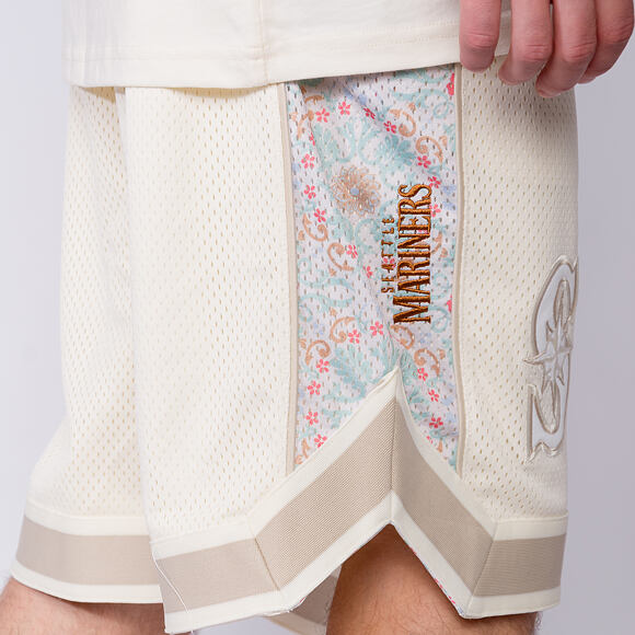 Shorts New Era - MLB Infill Mesh Shorts - Seattle Mariners - Off White