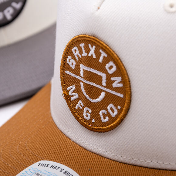 Kappe Brixton - Crest C Mp Snapback - Washed Copper/Off White