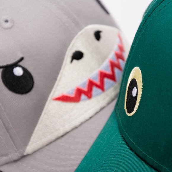 Kinder Kappe New Era - Monster Face 9FORTY - Emerald Green