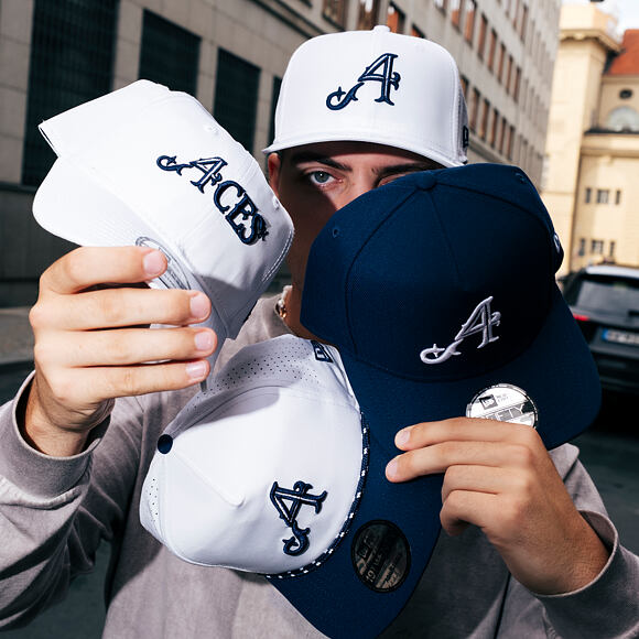 Basecap New Era - LIV Golf 9TWENTY - 4Aces - White