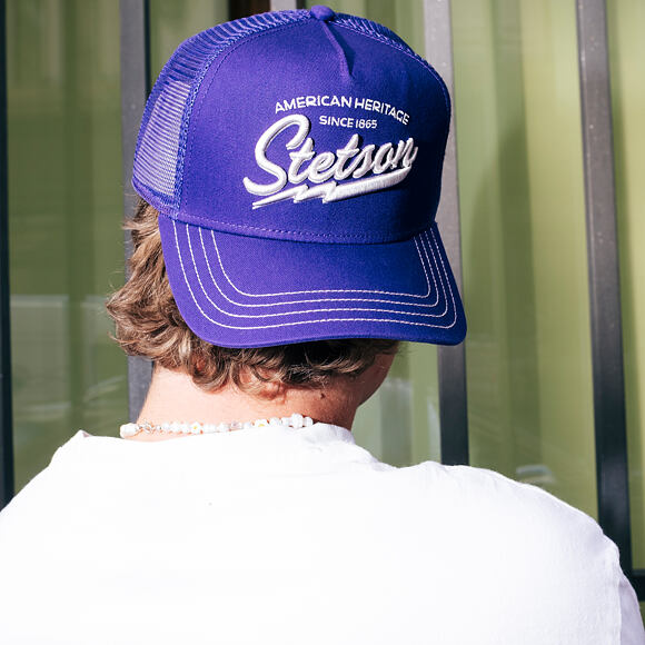Kappe Stetson - Trucker Cap American Heritage Classic - Violet