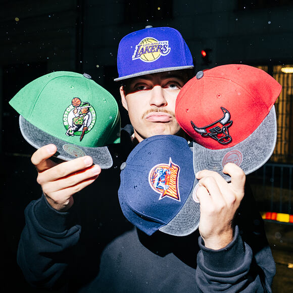 Kappe Mitchell & Ness - NBA Denim Patchwork - Boston Celtics - Green