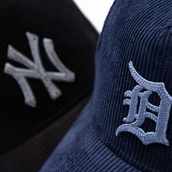Kappe New Era - MLB Cord 9FORTY A-Frame - Detroit Tigers - Navy