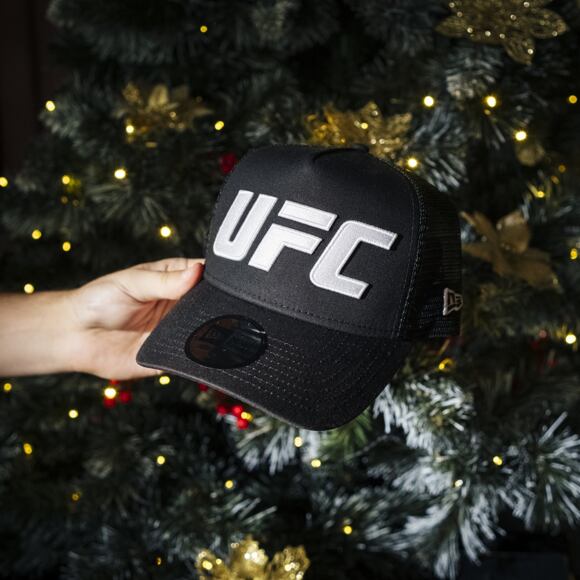 Kappe New Era - UFC MMA 9FORTY E-Frame Trucker - Black / White
