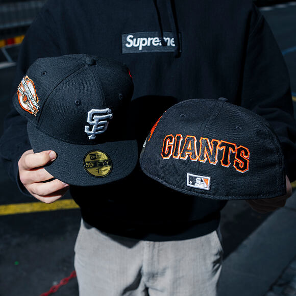 Kappe New Era - MLB "Image Drop" ALL OVER 59FIFTY - San Francisco Giants - Black