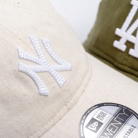 Kappe New Era - MLB Linen 9TWENTY - NY Yankees - Stone