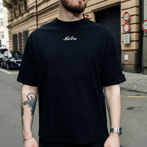 T-Shirt New Era - Script Oversized Tee - Black