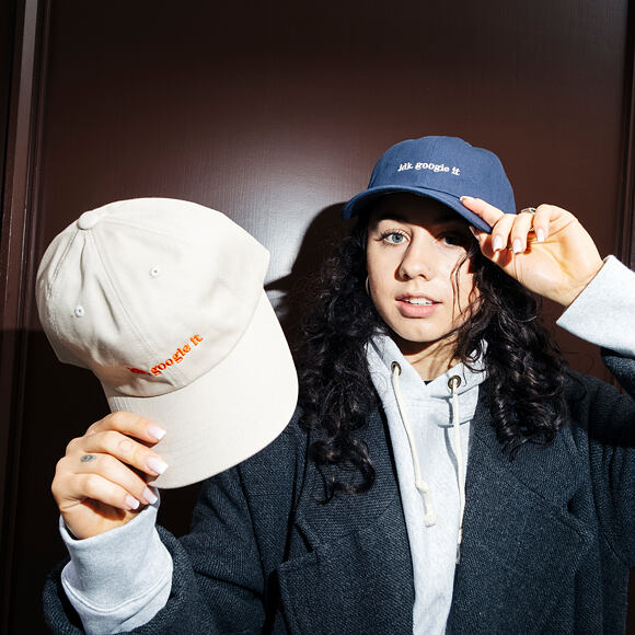 Kappe 8by8 - Dadcap - "idk, google it" - Tan/Orange