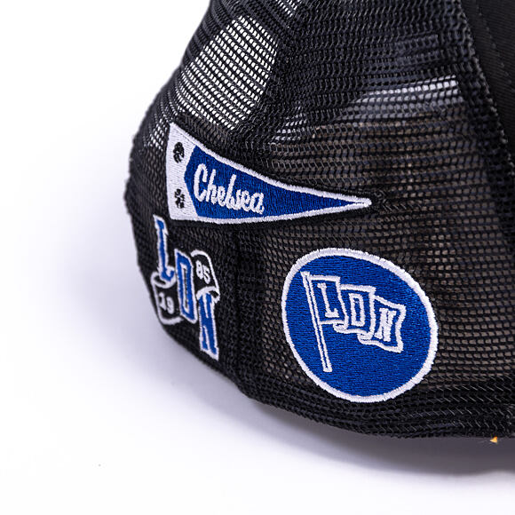 Kappe New Era -  Patch 9FORTY Trucker - Chelsea FC Lion Crest - Black